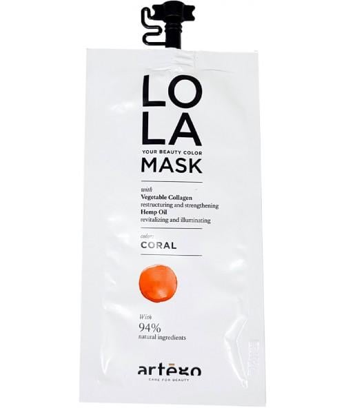 Відтінкова маска Artego LOLA Your Beauty Color Mask 20 мл Coral (0165210) - фото 1