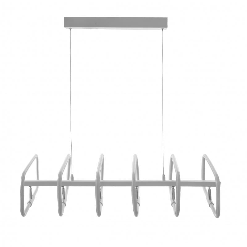 Люстра для натяжного потолка современная лофт Brille BL-461S/108 W WH LED