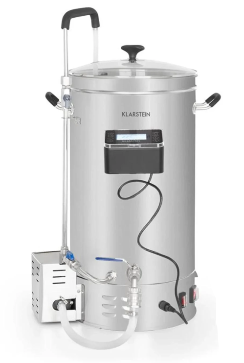 Пивоварка Klarstein Brauheld 2500 Вт 30 л Серебристый (10034586)