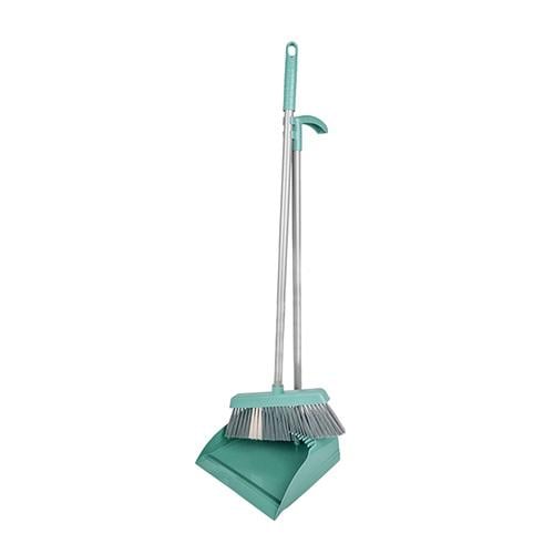 Совок з щіткою Stenson 23x75x26 см Green (R30570)