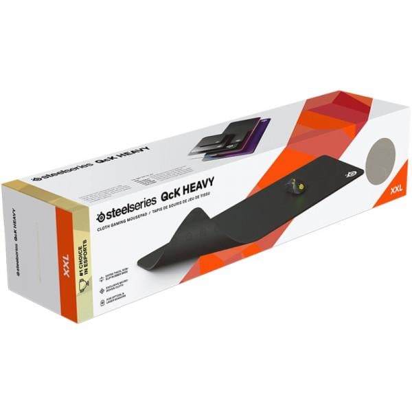 Поверхность игровая SteelSeries QcK Heavy XXL 900x400 мм Черный (621753) - фото 3 Поверхность игровая SteelSeries QcK Heavy XXL 900x400 мм Черный (621753) - фото 3