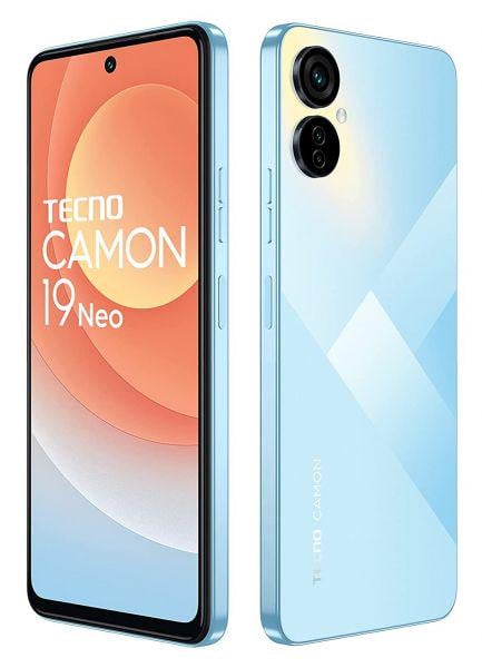 Мобільний телефон Tecno Camon 19 Neo CH6i 6/128 GB Dual Sim Ice Mirror Blue (4895180783968) - фото 2 Мобільний телефон Tecno Camon 19 Neo CH6i 6/128 GB Dual Sim Ice Mirror Blue (4895180783968) - фото 2