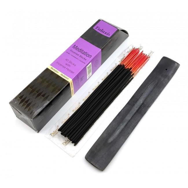 Аромапалички Tulasi Медитація пилкові 40 Sticks (34429-MZ)
