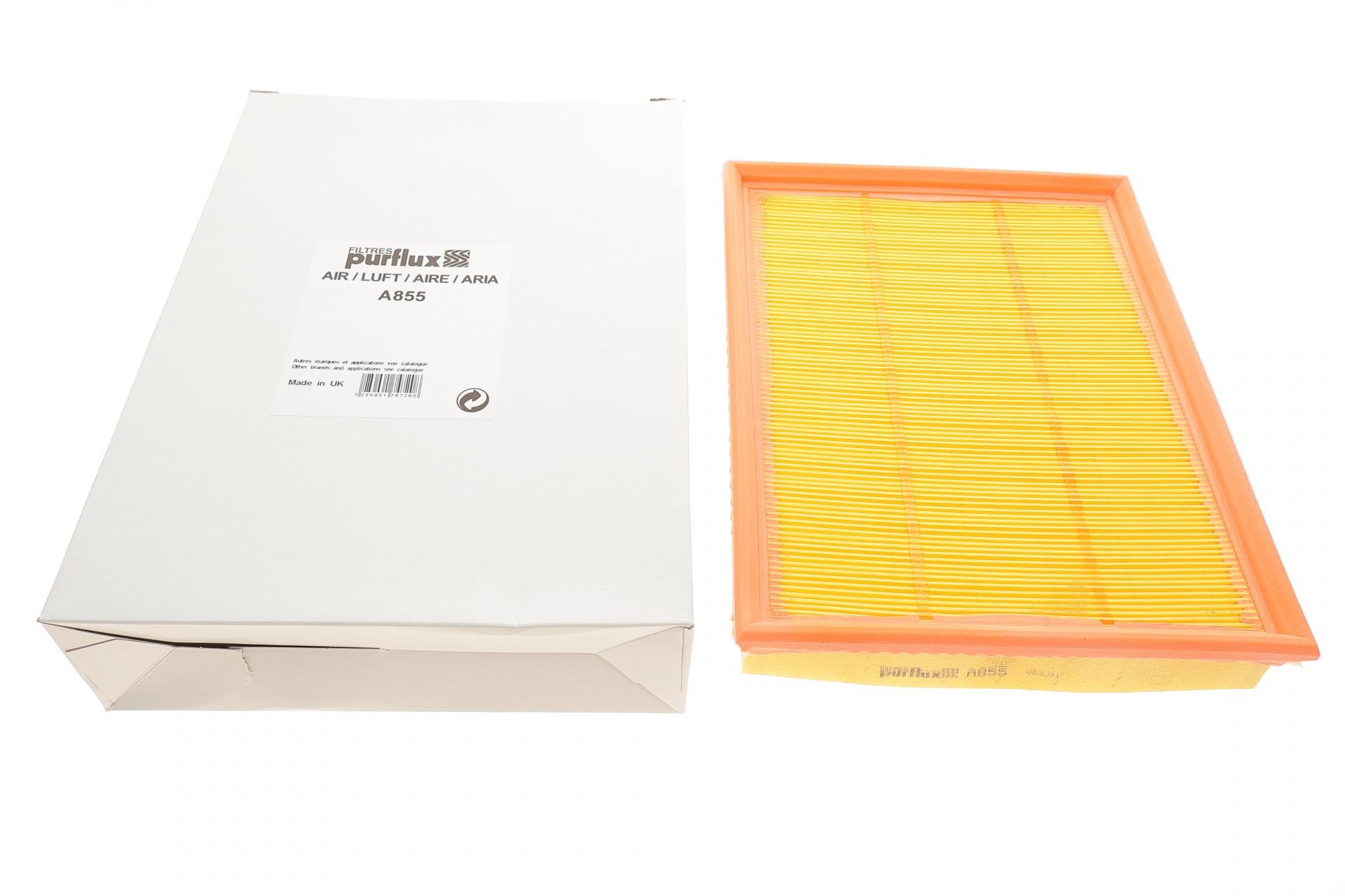 Фильтр воздушный PURFLUX для Volvo 740/760/780/940/960/S90/V90 -98- (A855)