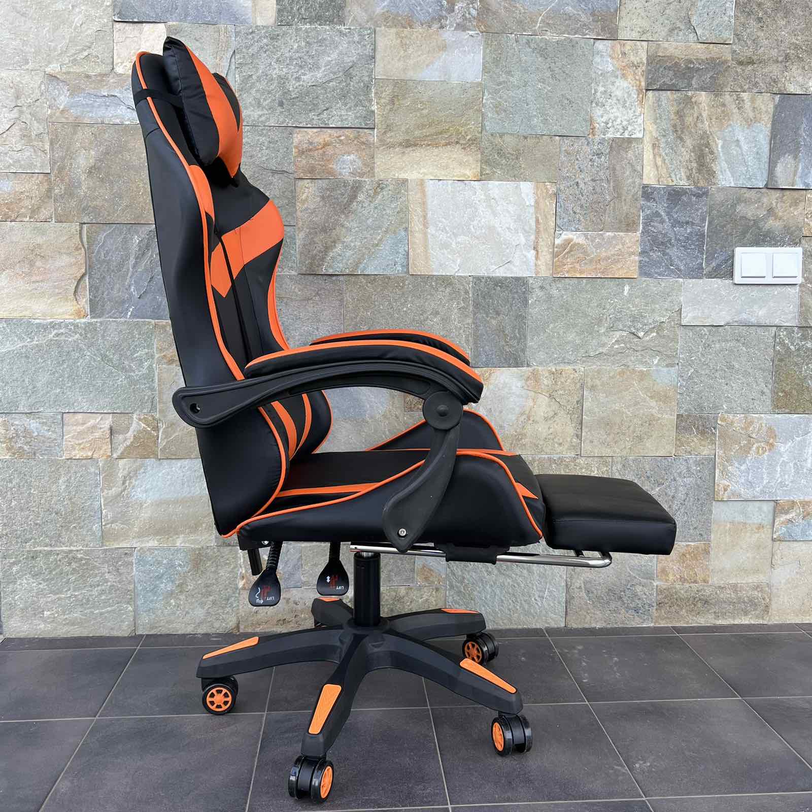 Кресло геймерское Prestige 730 Черно-оранжевый - фото 5 Кресло геймерское Prestige 730 Черно-оранжевый - фото 5