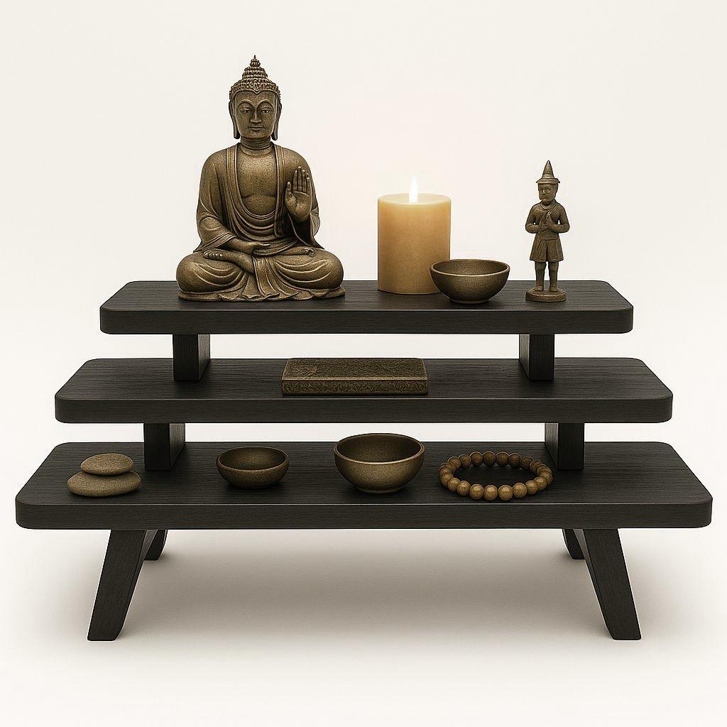 Алтарь для медитации из дерева Лакшела Венге (ЛАТ-003912)
