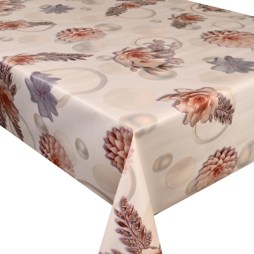 Клеенка ПВХ с принтом на тканевой 3D 1,37х20 м (MA-4593)