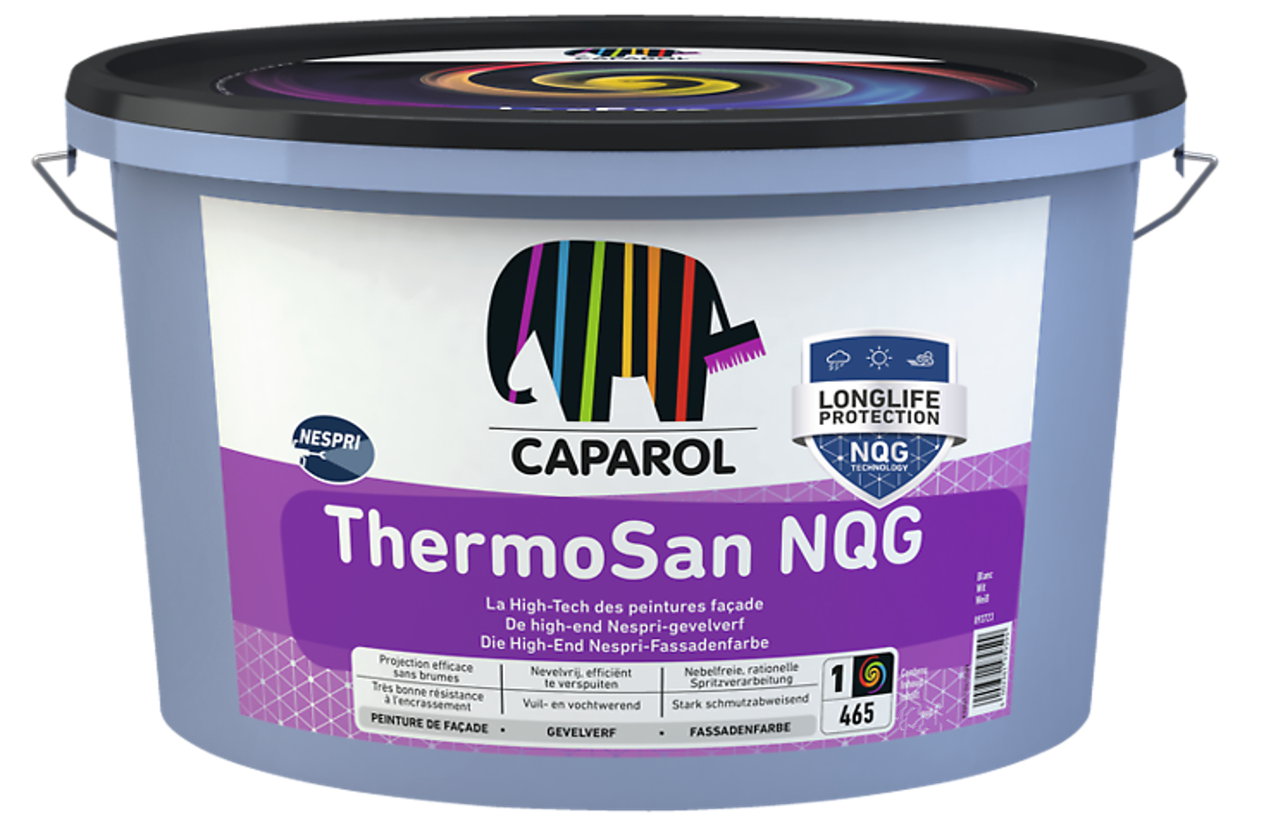 Фарба фасадна силіконова матова Caparol ThermoSan NQG база 3 11,75 л (1850101247)