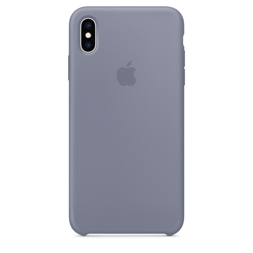 Чехол-накладка Apple Silicone Case for iPhone Xs, Lavander Gray (HC) (A)