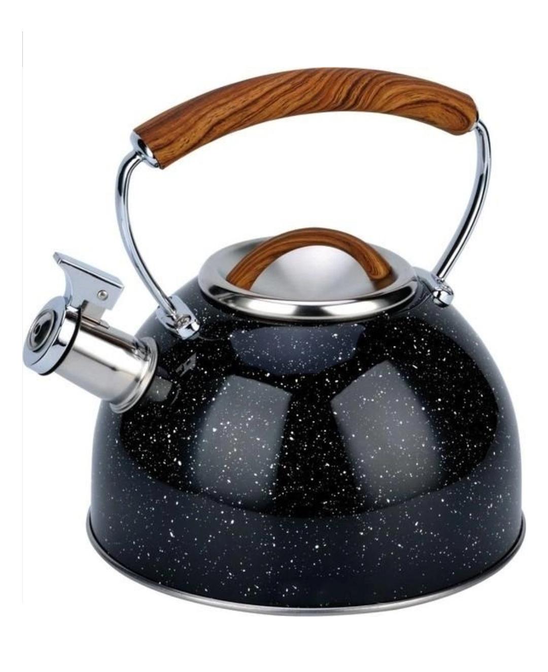 Чайник Bohmann BH 9919b із свистком нержавіюча сталь 3 л (14525822)