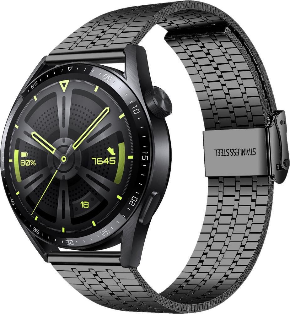 Браслет металевий Counic для Huawei Watch GT 4 46 мм Black (38557-2B) Браслет металевий Counic для Huawei Watch GT 4 46 мм Black (38557-2B)