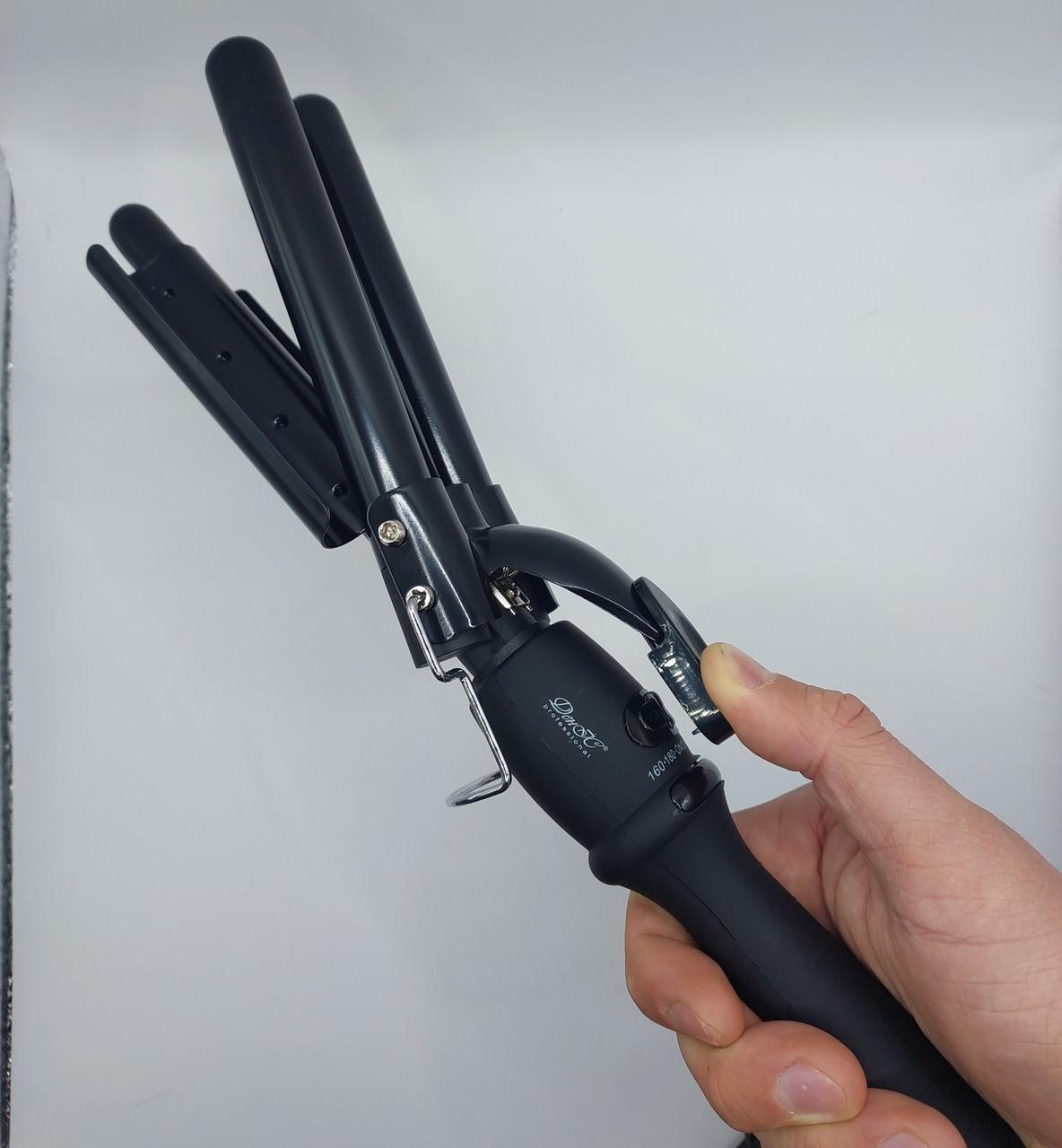 Плойка тристулка ДенІС professional титано-турмаліноваl d 19 мм (2106892599) - фото 2 Плойка тристулка ДенІС professional титано-турмаліноваl d 19 мм (2106892599) - фото 2