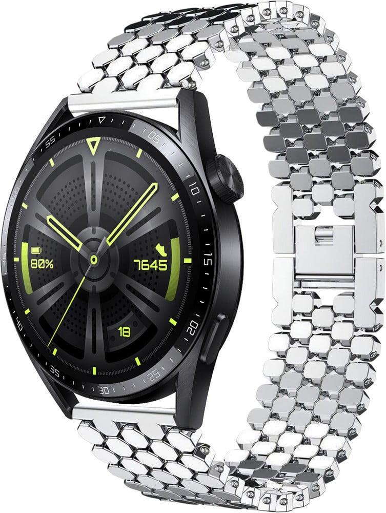 Браслет металлический Scaly для Huawei Watch GT 4 46 мм Silver (38558-59)