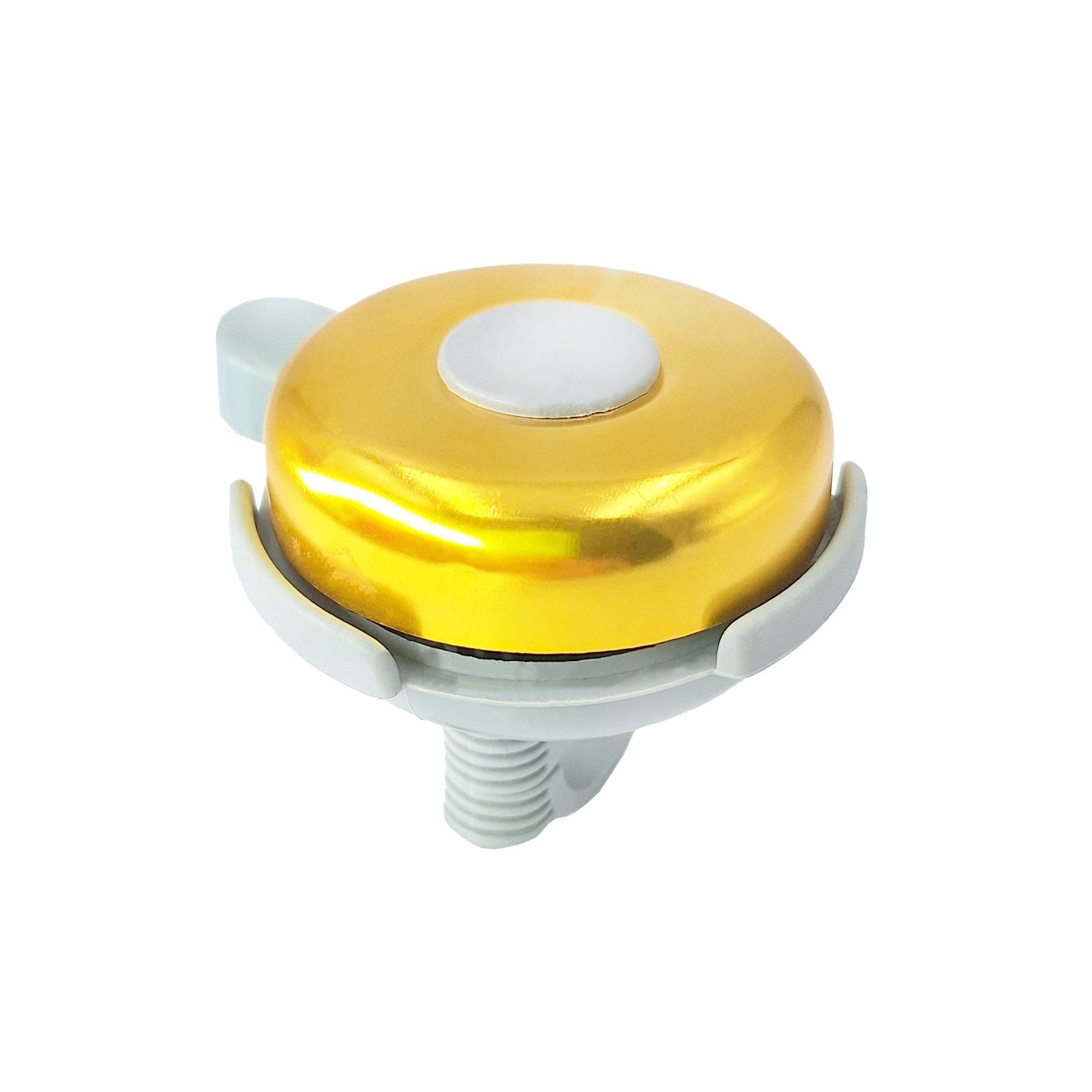 Дзвінок велосипедний алюмінієвий класичний Золотий/Сірий (0000001585) Дзвінок велосипедний алюмінієвий класичний Золотий/Сірий (0000001585)