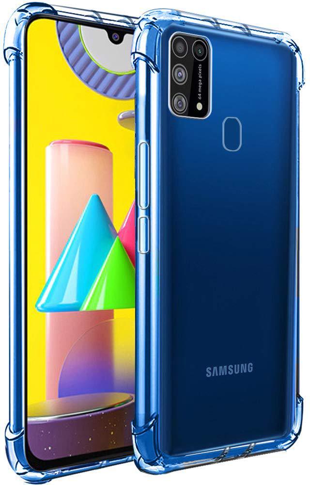 Прозрачный чехол Ultra Air для OneCam Samsung Galaxy M31 M315 (усиленный углами) (14053)