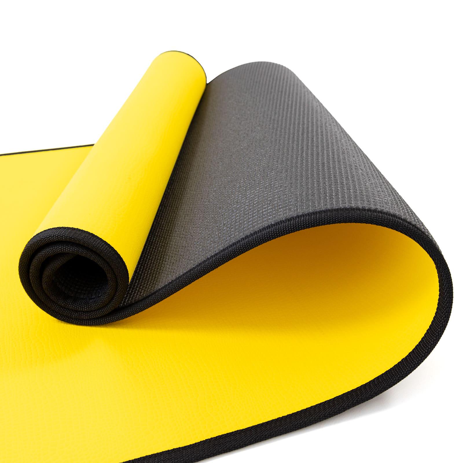 Килимок для йоги та фітнесу OSPORT Yoga Pro+ EVA двошаровий 8 мм Жовто-чорний (OF-0275) - фото 3 Килимок для йоги та фітнесу OSPORT Yoga Pro+ EVA двошаровий 8 мм Жовто-чорний (OF-0275) - фото 3