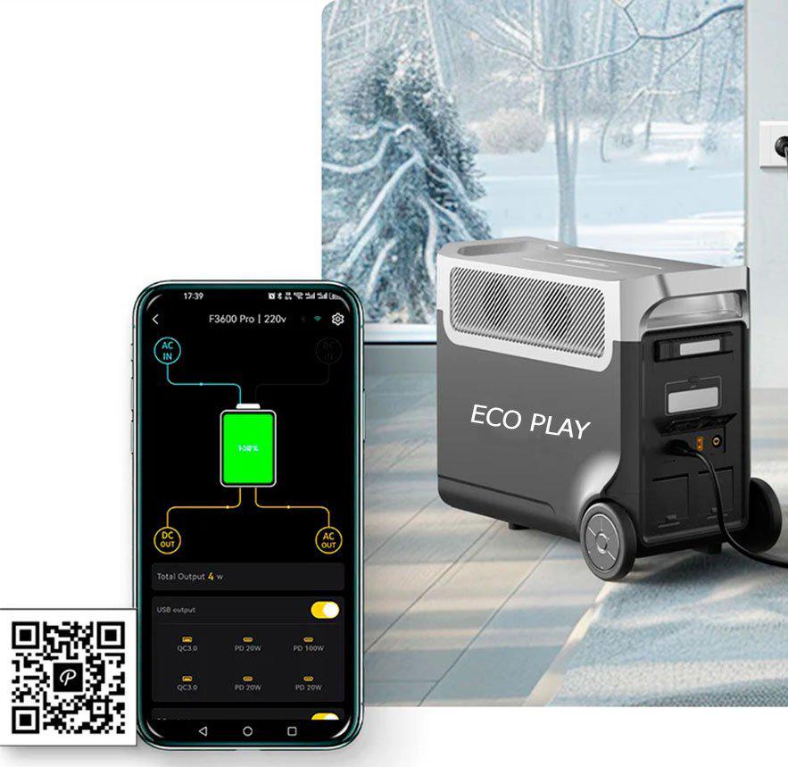 Зарядная станция EcoPlay F3600 Pro 3600W 3840Wh - фото 5