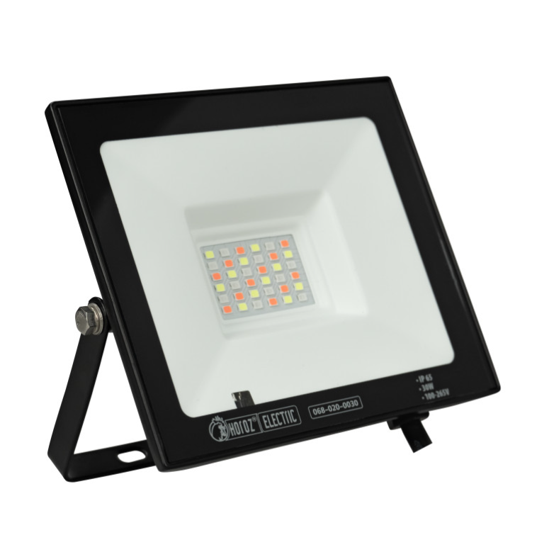 Прожектор SMD LED 30W RGB 2400Lm 100-265V IP65 Remix-30 Чорний (068-020-0030)