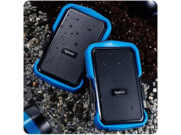 Жорсткий диск зовнішній Apacer HDD 2,5" USB 1.0TB Apacer AC631 Black/Blue (AP1TBAC631U-1) - фото 11