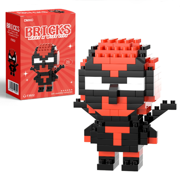 Конструктор фигурка BRICKS пиксели Дедпул 179 деталей (F3022)