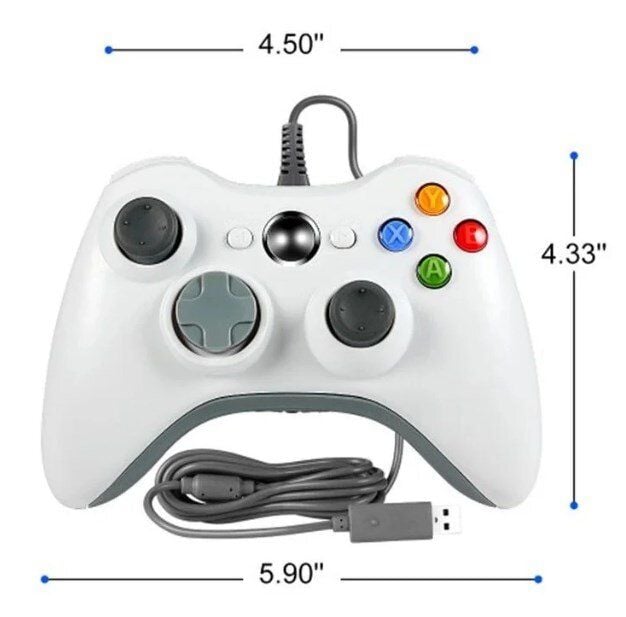 USB Джойстик для ПК під виглядом Xbox 360а провідний - фото 13