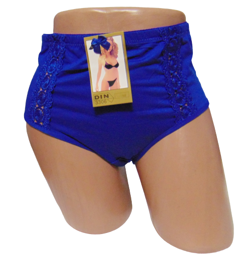 Женские трусы Din 3306 3XL Синий (1723123513)