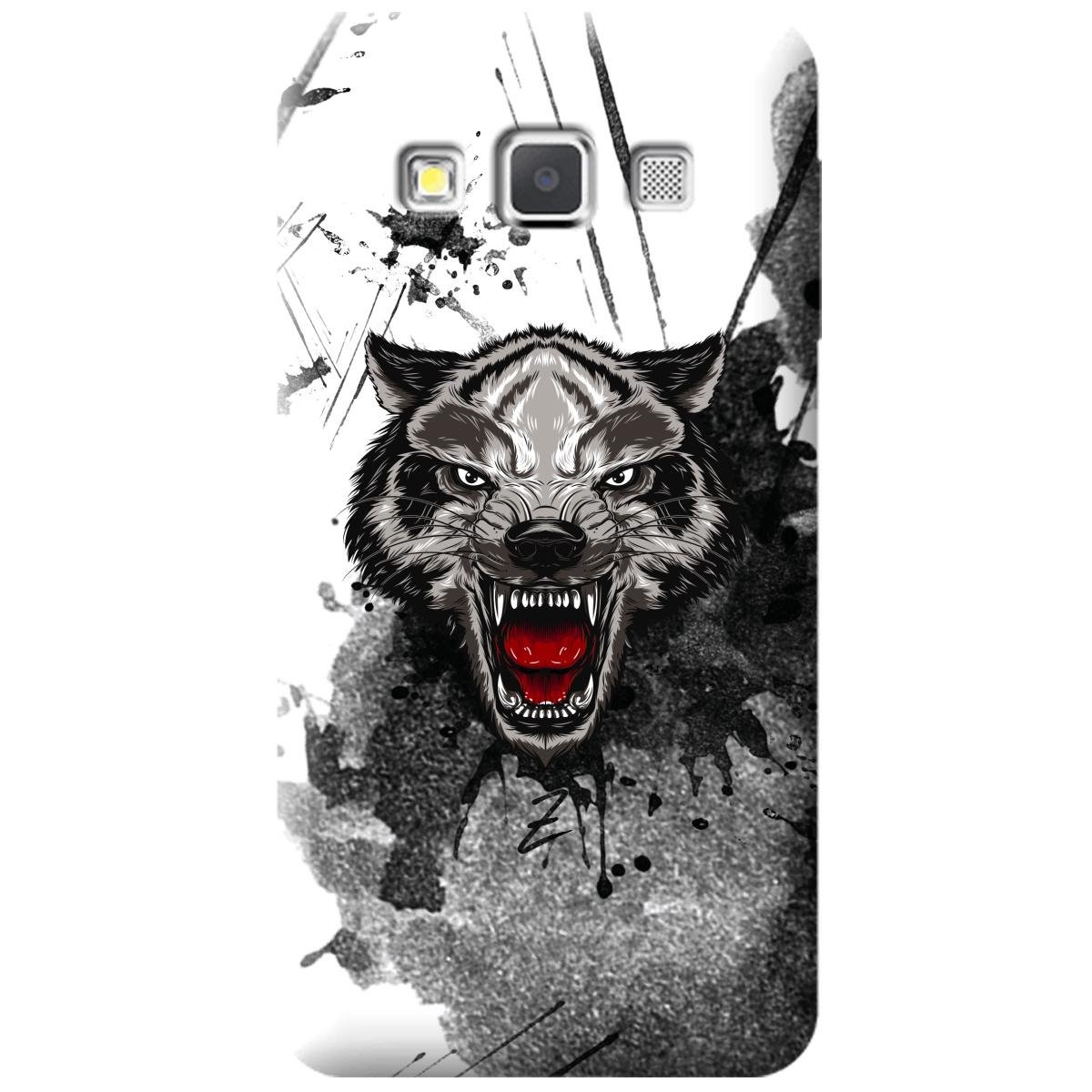 Силіконовий чохол Zorrov для Samsung Galaxy A3 2015 - Angry-Wolf (09280040106013331)