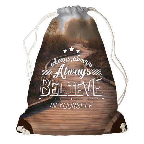 Рюкзак-мешок Presentville Always believe (RM ORG013 TBR)