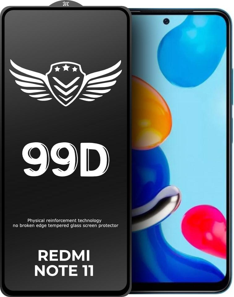 Стекло защитное FlyGuard Xiaomi Redmi Note 11 Full Glue (32235)