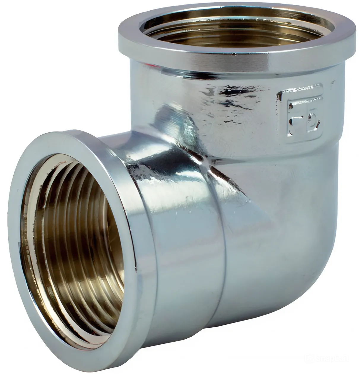 Колено латуннее FADO Fit 1/2" внутренняя резьба Chrome (U01C)