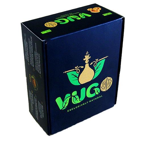 Вугілля для кальяну VUGO з шкаралупи волоського горіха 1 кг