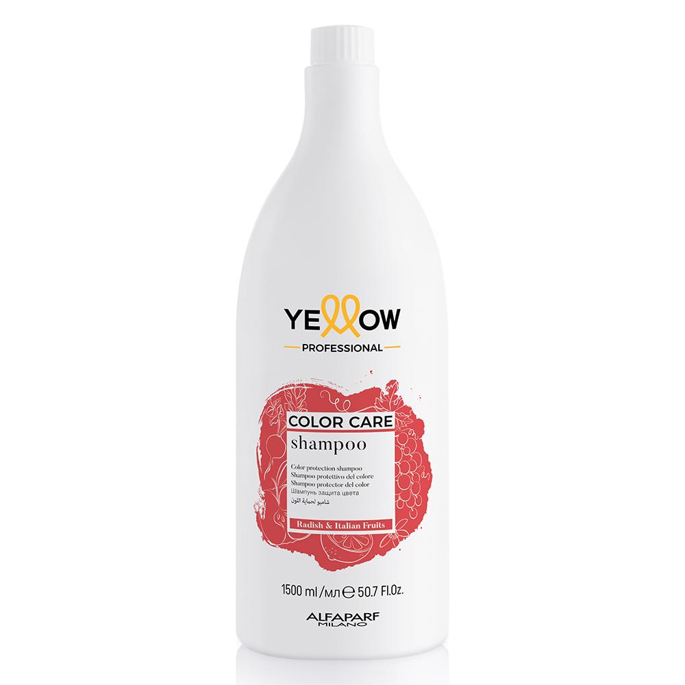 Шампунь для защиты цвета волос Yellow Color Care Shampoo 1500 мл Шампунь для защиты цвета волос Yellow Color Care Shampoo 1500 мл