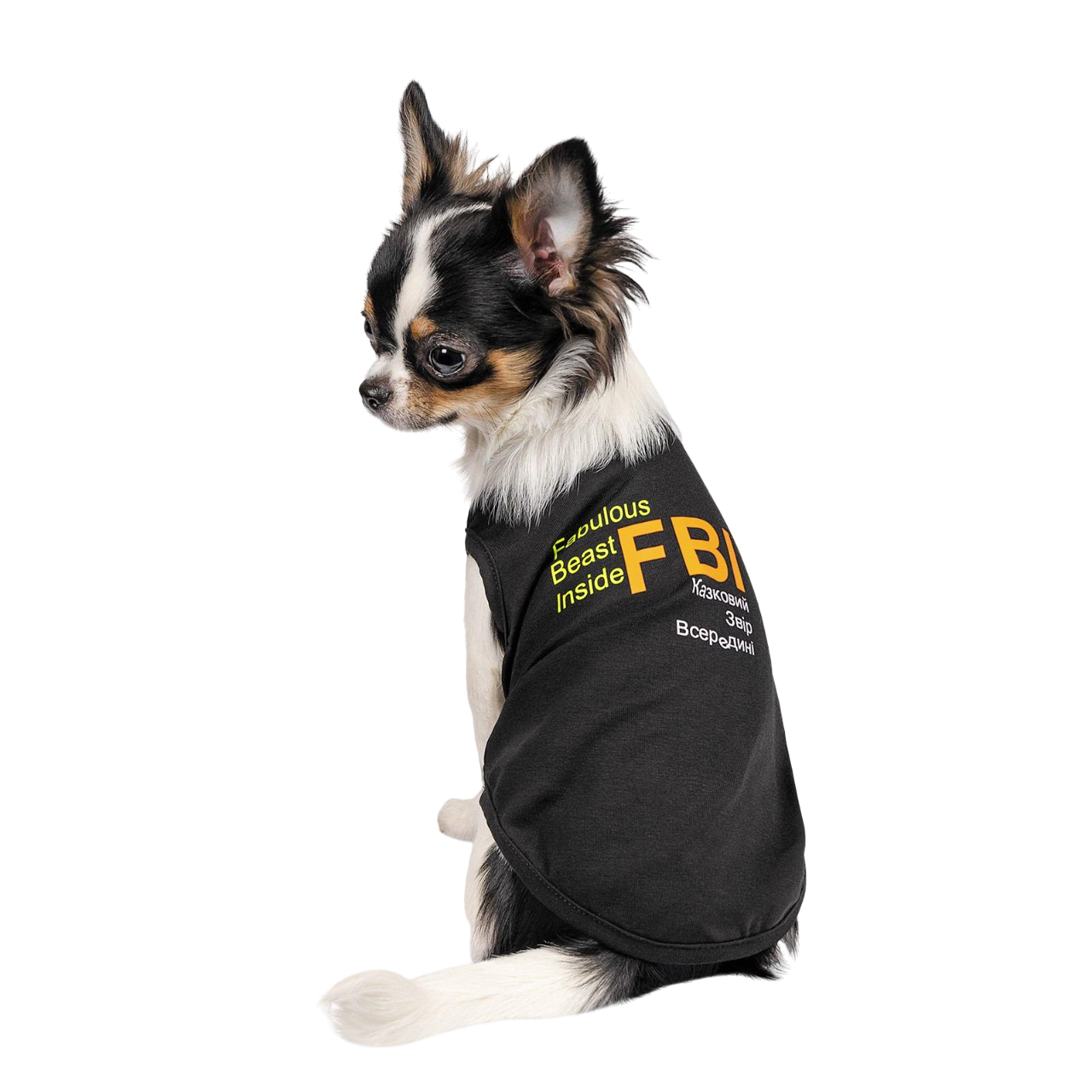 Борцівка Pet Fashion "FBI" S2 Чорний (PR242022)