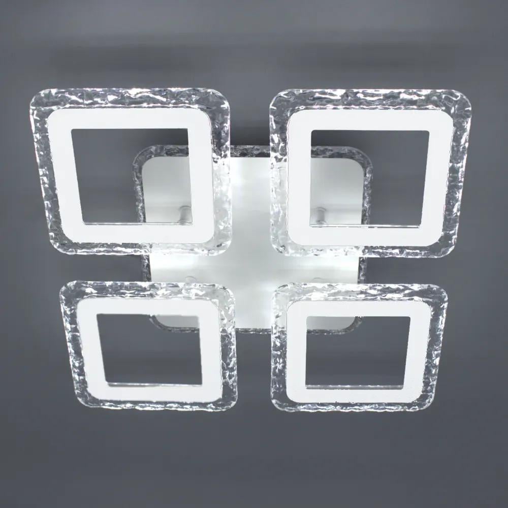 Люстра светодиодная ESLLSE ROOM ICE RGB 70W 4S/APP/385x385x75/220V/IP20 White (27712828)