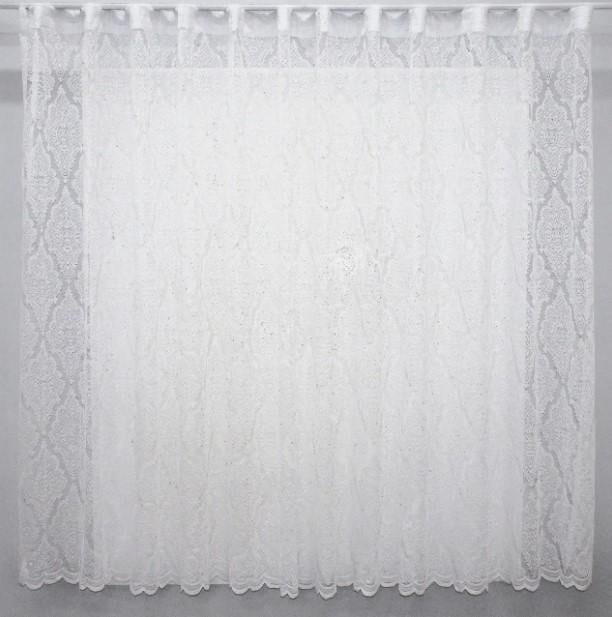 Тюль Корона жаккард 1,6 м Белый (1320т)
