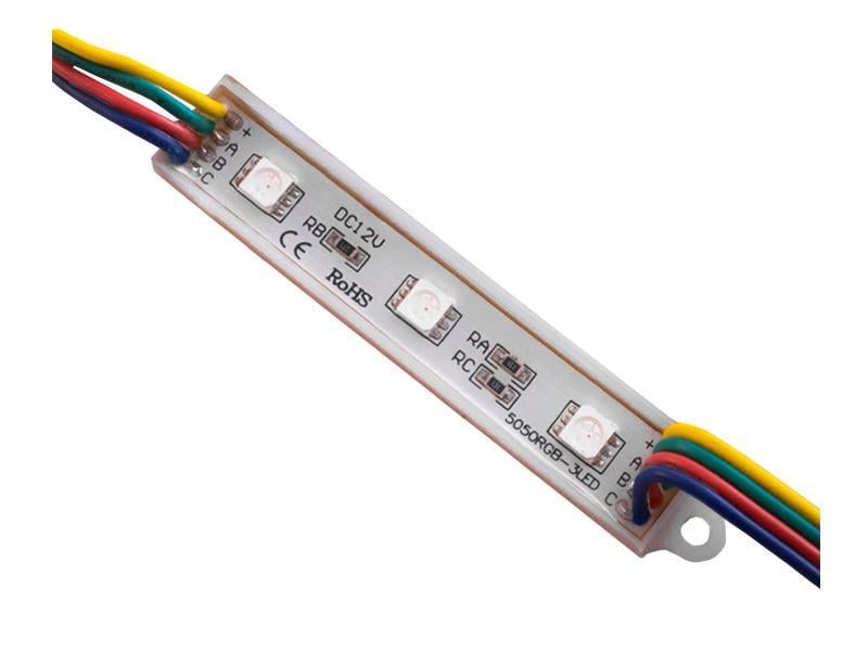 Модуль светодиодный LEDUA 5050-3smd 12V IP65 RGB (1126) Модуль светодиодный LEDUA 5050-3smd 12V IP65 RGB (1126)