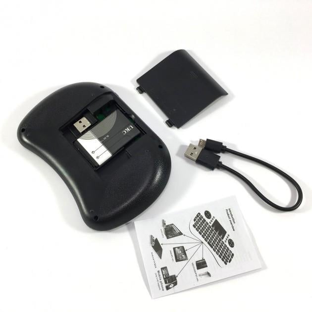 Мини-клавиатура беспроводная с подсветкой и тачпадом Keyboard wireless i8 4467 - фото 4