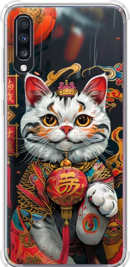 Чехол на Samsung Galaxy A70 2019 A705F China Cat v2 (6135sp-1675-42517)