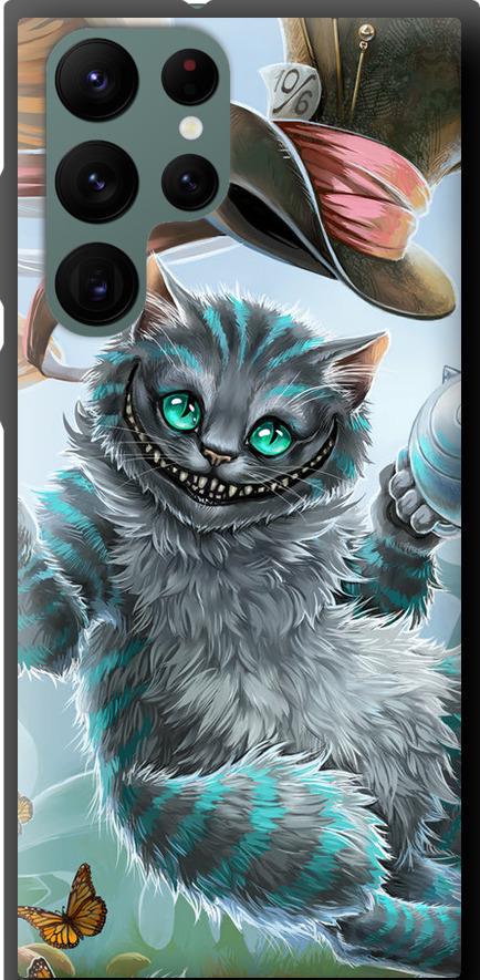 Чехол на Samsung Galaxy S22 Ultra Чеширский кот 2 (3993b-2500-42517)
