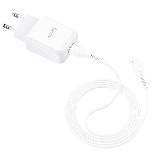Зарядний пристрій Hoco Lightning cable Vigour N2 1USB 2,1 А Білий (533178)