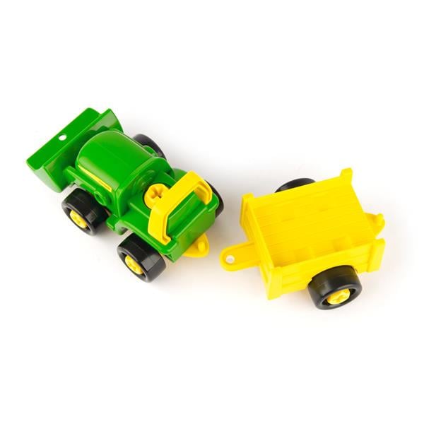 Игровой набор-конструктор John Deere Kids Трактор с ковшом и прицепом (47209) - фото 5