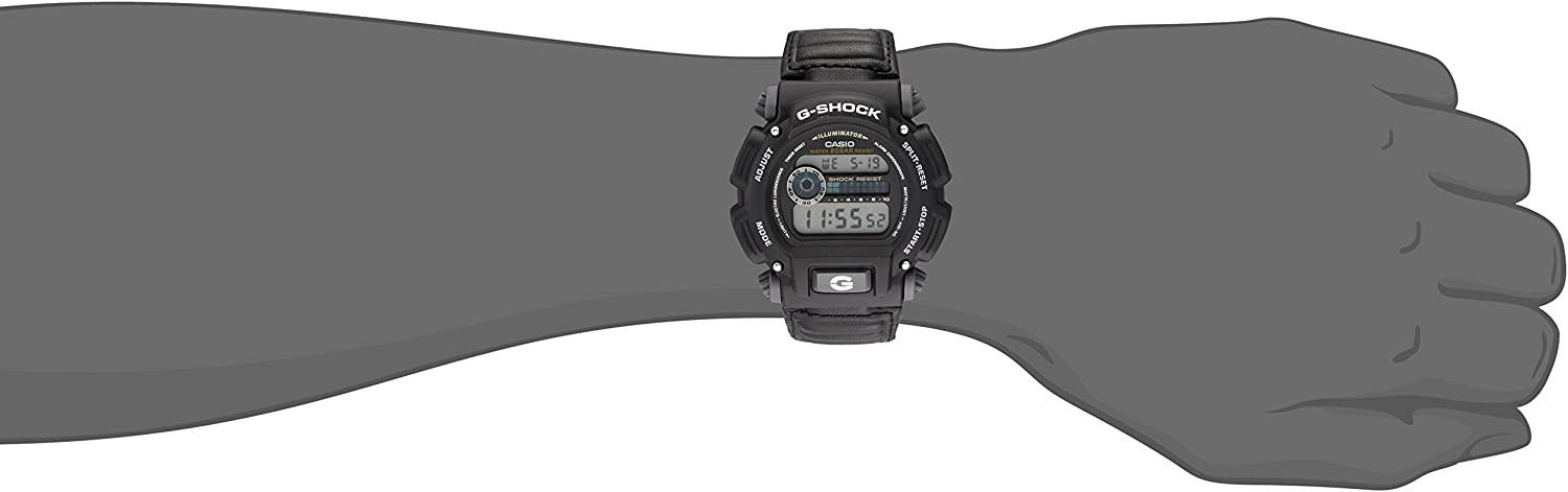 Годинник чоловічий спортивний Casio G-Shock водонепроникний/протиударний з підсвічуванням і таймером (DW-9052V-1CR) - фото 2