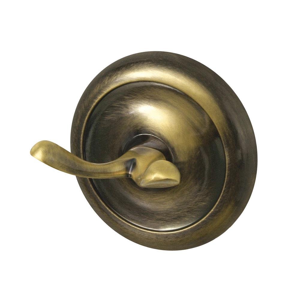 Крючок для полотенец Bisk DECO A.B. двойной Бронзовый (00408)