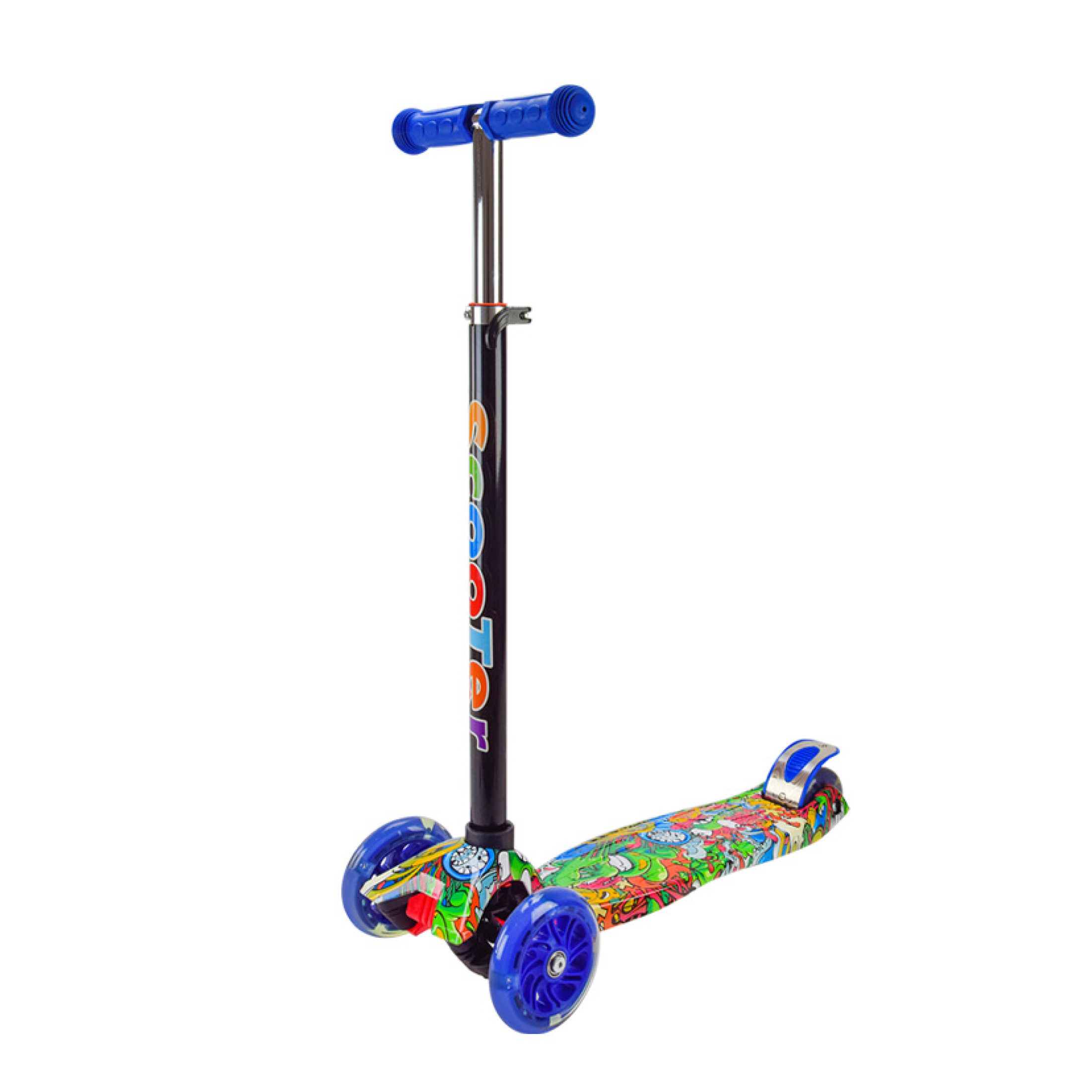 Самокат трехколесный SC2402 Синий