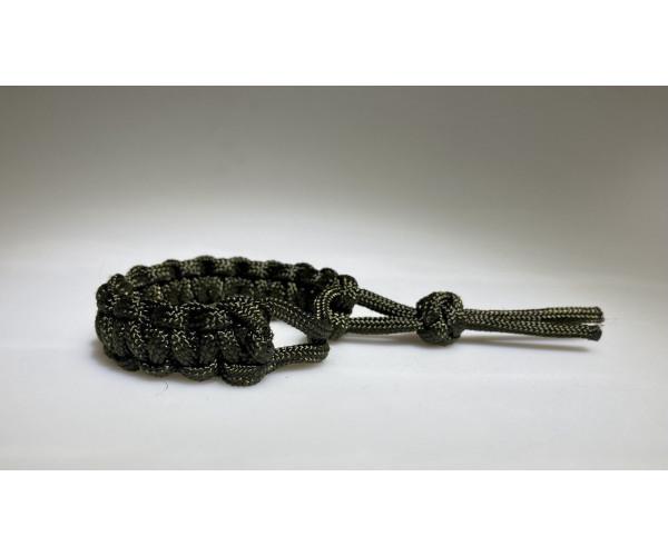 Браслет-оберег Safety Защита от смерти из паракорда 16,5 см Оливковый (9295)