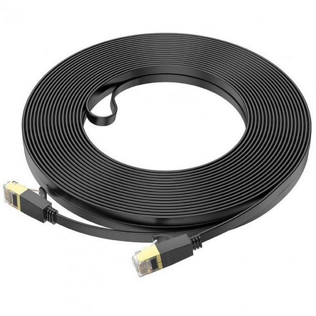 Кабель мережевий Hoco RJ45 US07 General 20 м Black (020459) - фото 2