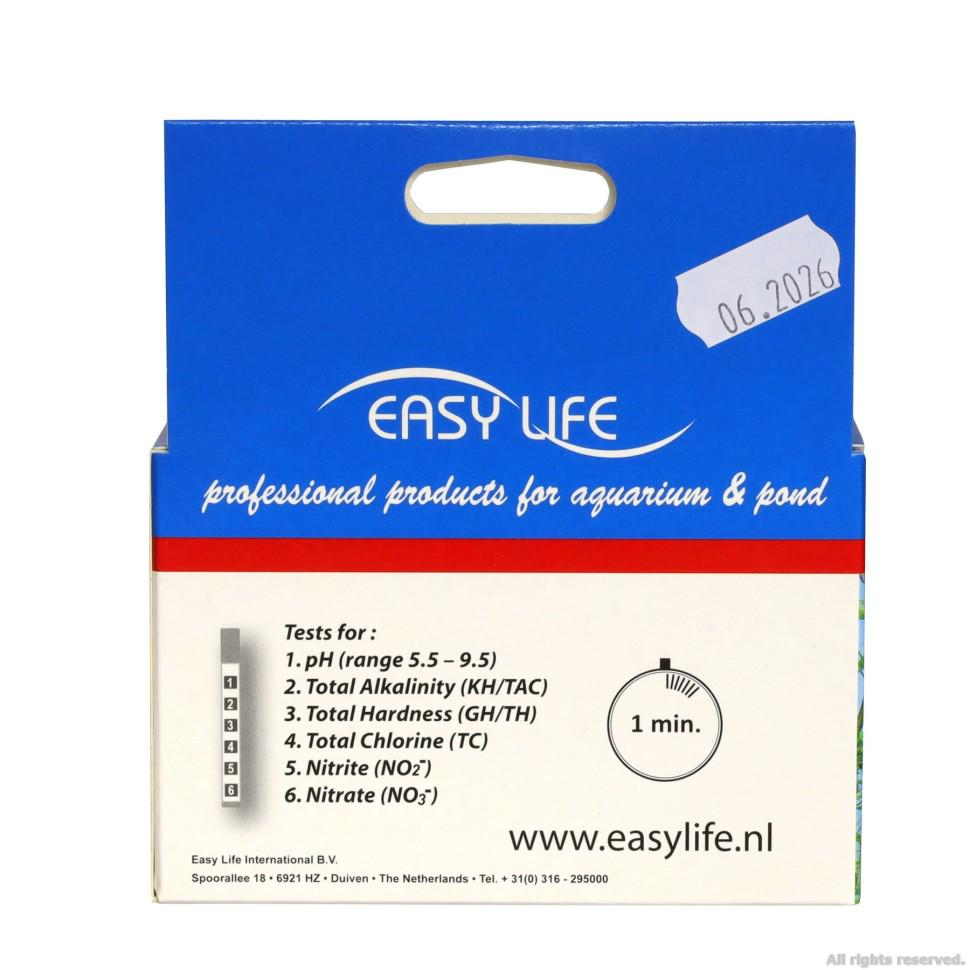 Тест-смужки для акваріумів і ставків Easy-Life 6in1 test strips 50 тестів (TST61) - фото 6