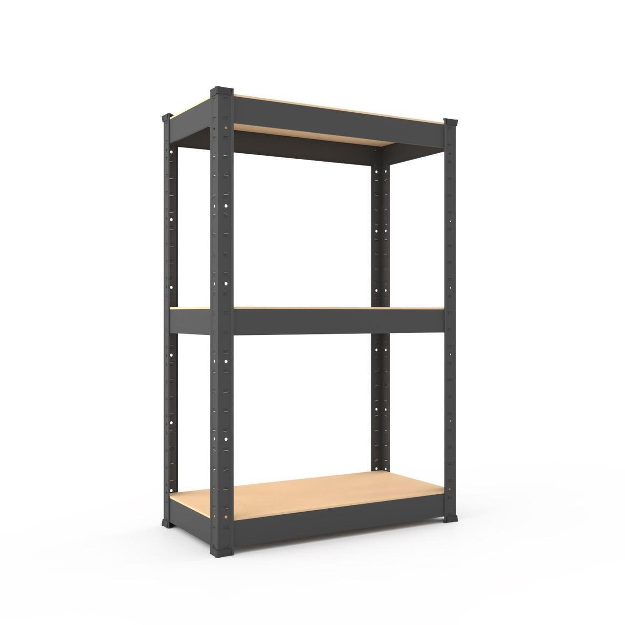 Стеллаж Меткас Бюджет КМ 175 кг/полку 3 полки МДФ металлический 900x600x300 мм (2640911717)