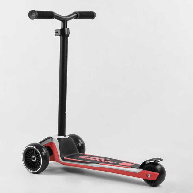 Самокат трехколесный Best Scooter HW-00505 MAXI/6 съемный алюминиевый руль/колеса PU со светом/передние 120х45 мм/задние 80х50 мм (25281484)