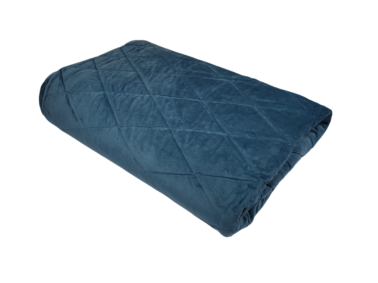 Плед-покривало велюр євро 220х240 см Блакитний (1654) - фото 1 Плед-покривало велюр євро 220х240 см Блакитний (1654) - фото 1